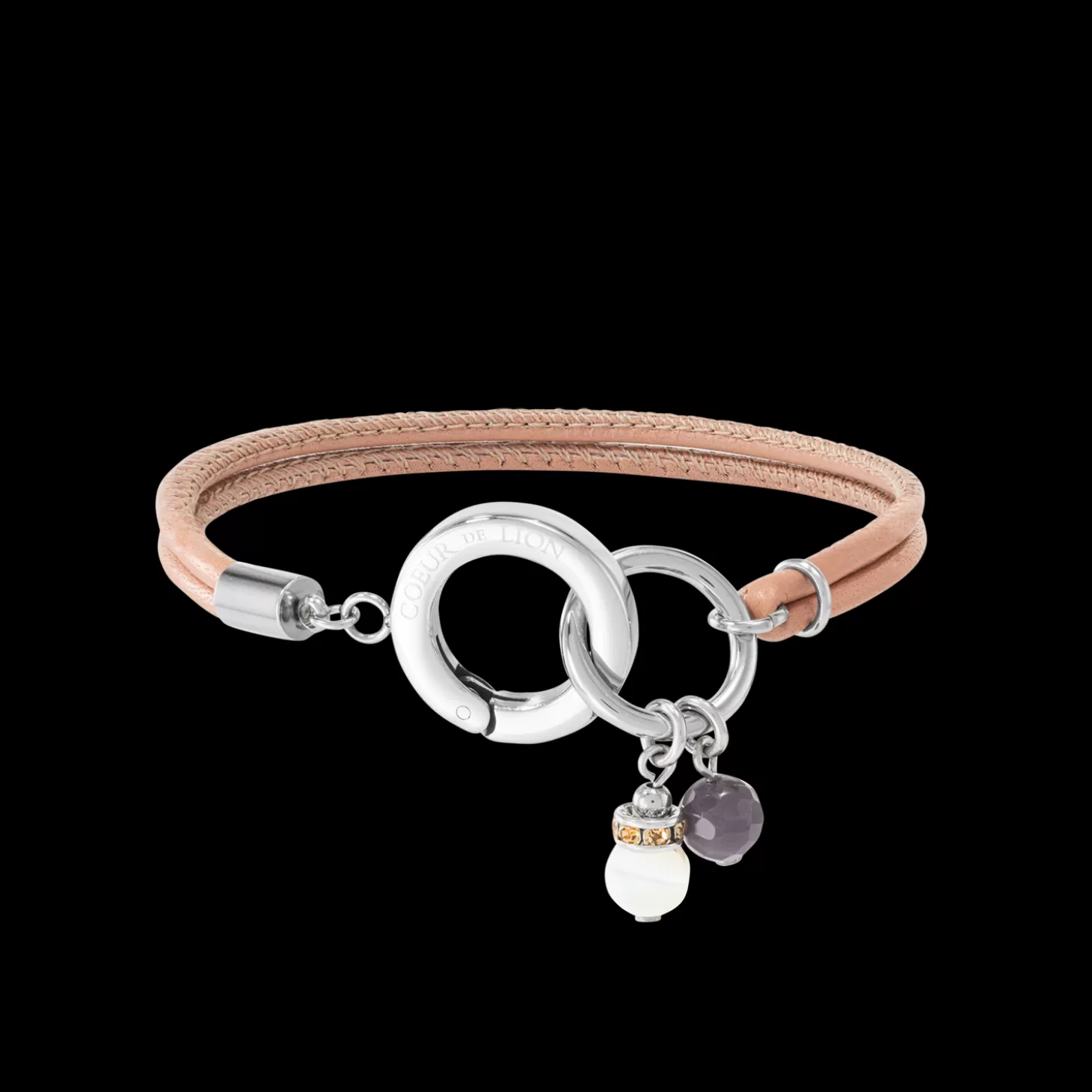 COEUR DE LION Boho Unity Bracelet Leather Nude