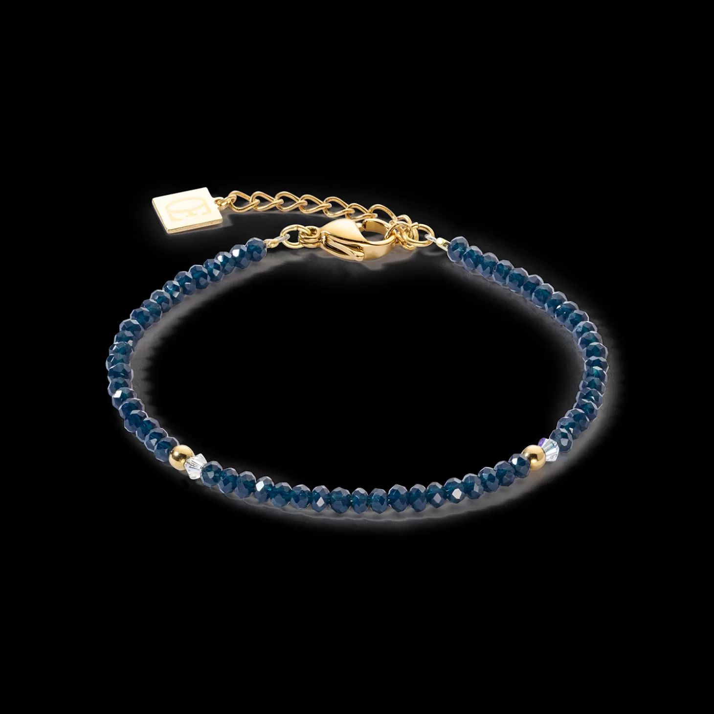 COEUR DE LION Bracelet Little Twinkle Gold-Dark Blue