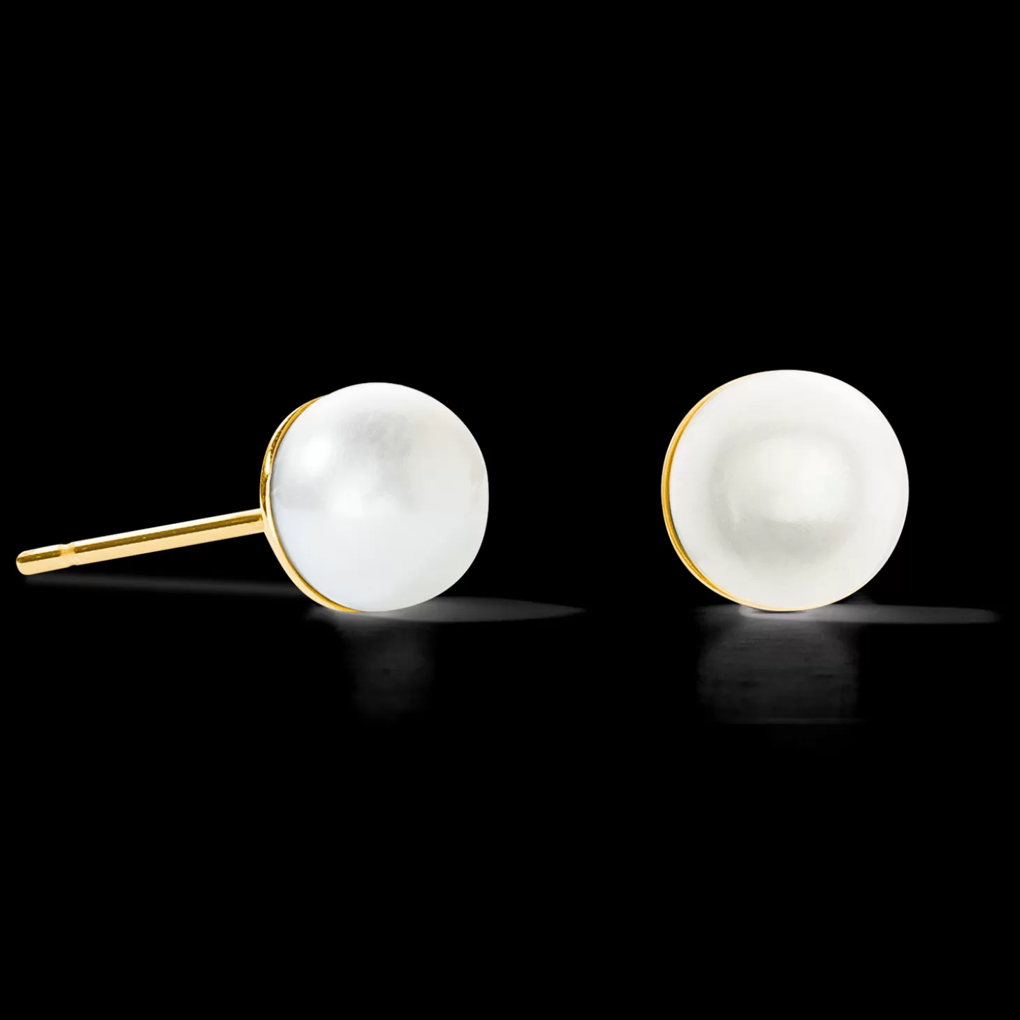 COEUR DE LION Earrings Classic Freshwater Pearl Gold