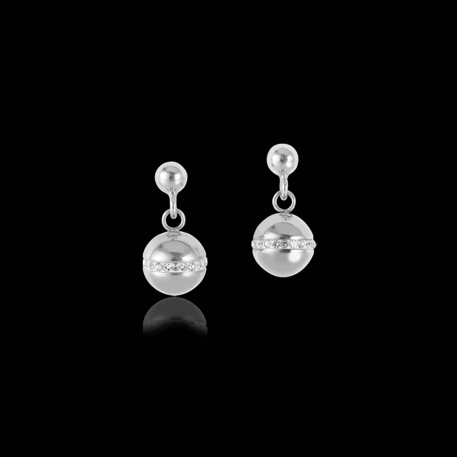 COEUR DE LION Earrings Twistedpearls Stainless Steel Silver