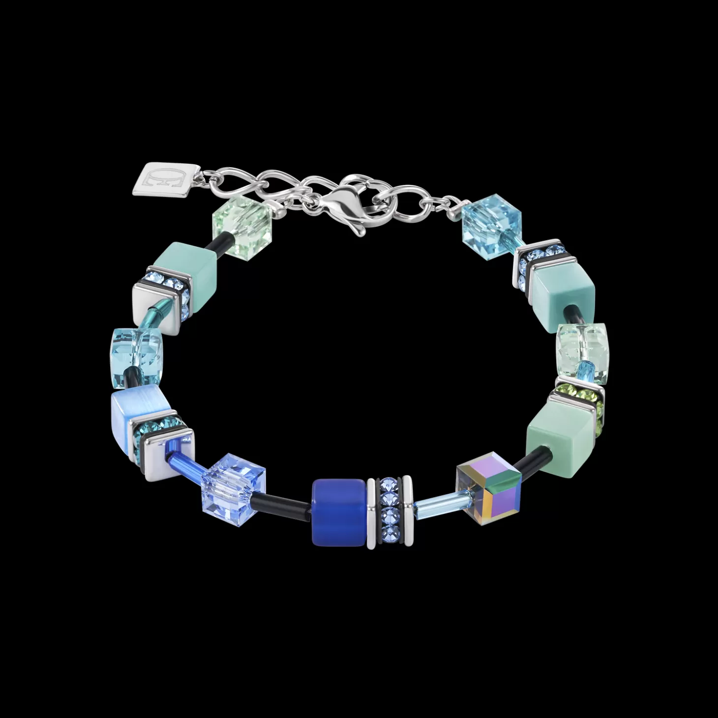 COEUR DE LION Geocube® Bracelet Blue-Green