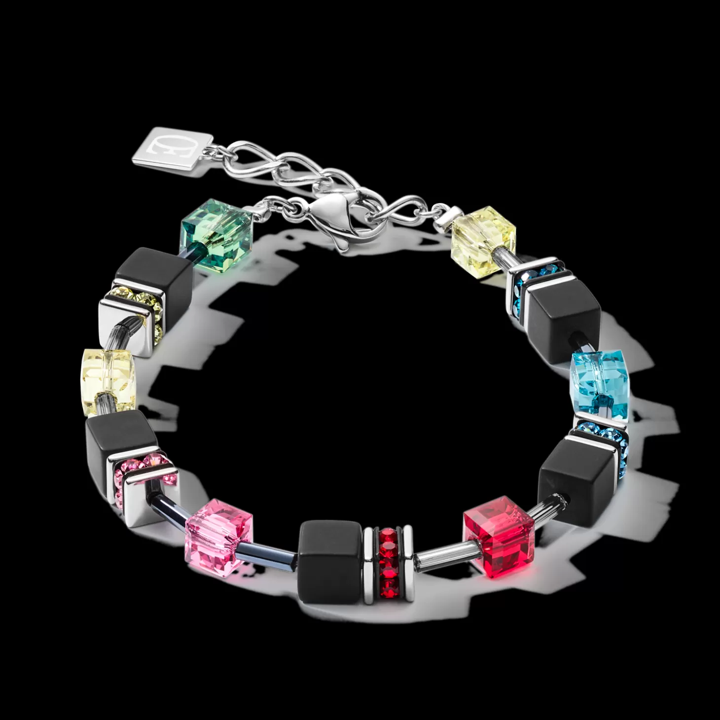 COEUR DE LION Geocube® Bracelet Onyx Multicolour Pop Art