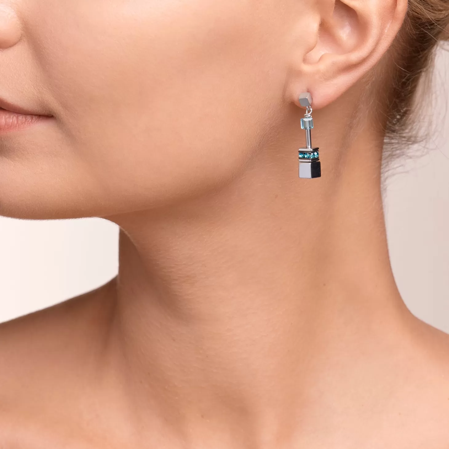 COEUR DE LION Geocube® Earrings Multicolour Fresh Vintage