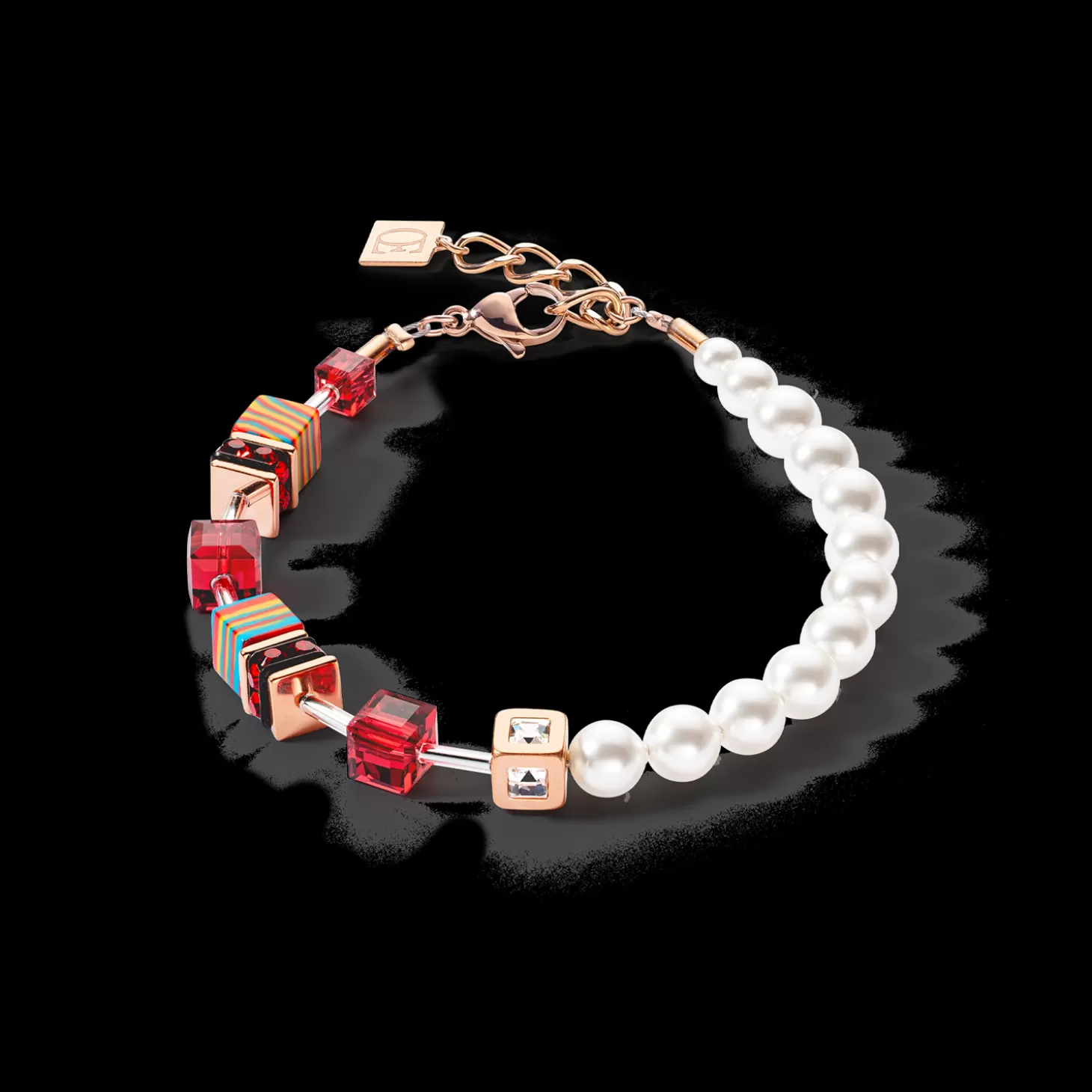 COEUR DE LION Geocube® Fusion Festive Bracelet Red