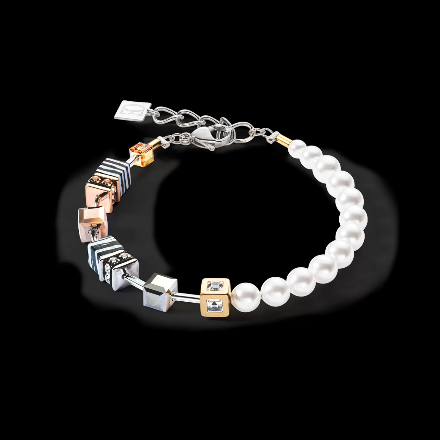 COEUR DE LION Geocube® Fusion Festive Bracelet Tricolour