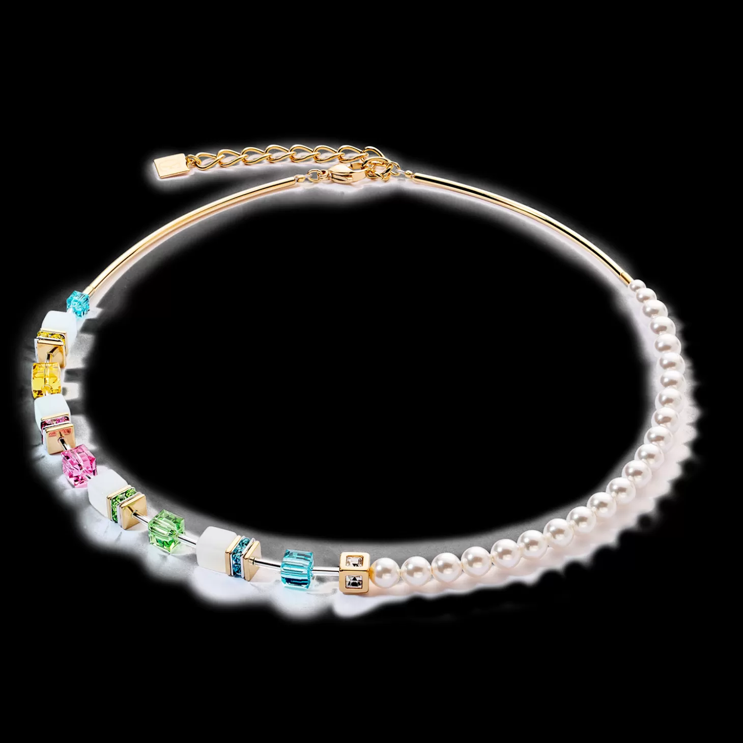 COEUR DE LION Geocube® Fusion Festive Necklace Multicolour