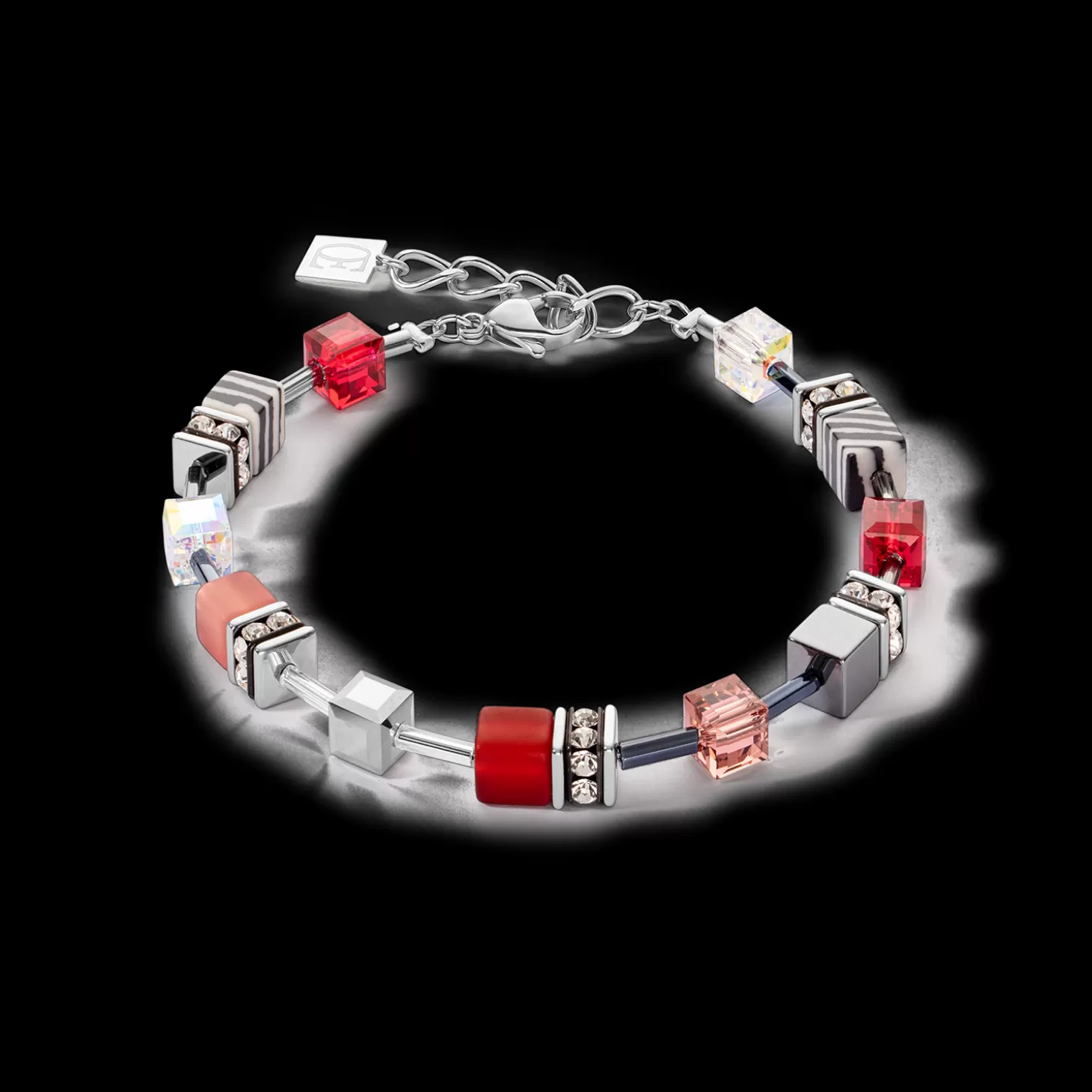 COEUR DE LION Geocube® Iconic 50 Cm Bracelet Red