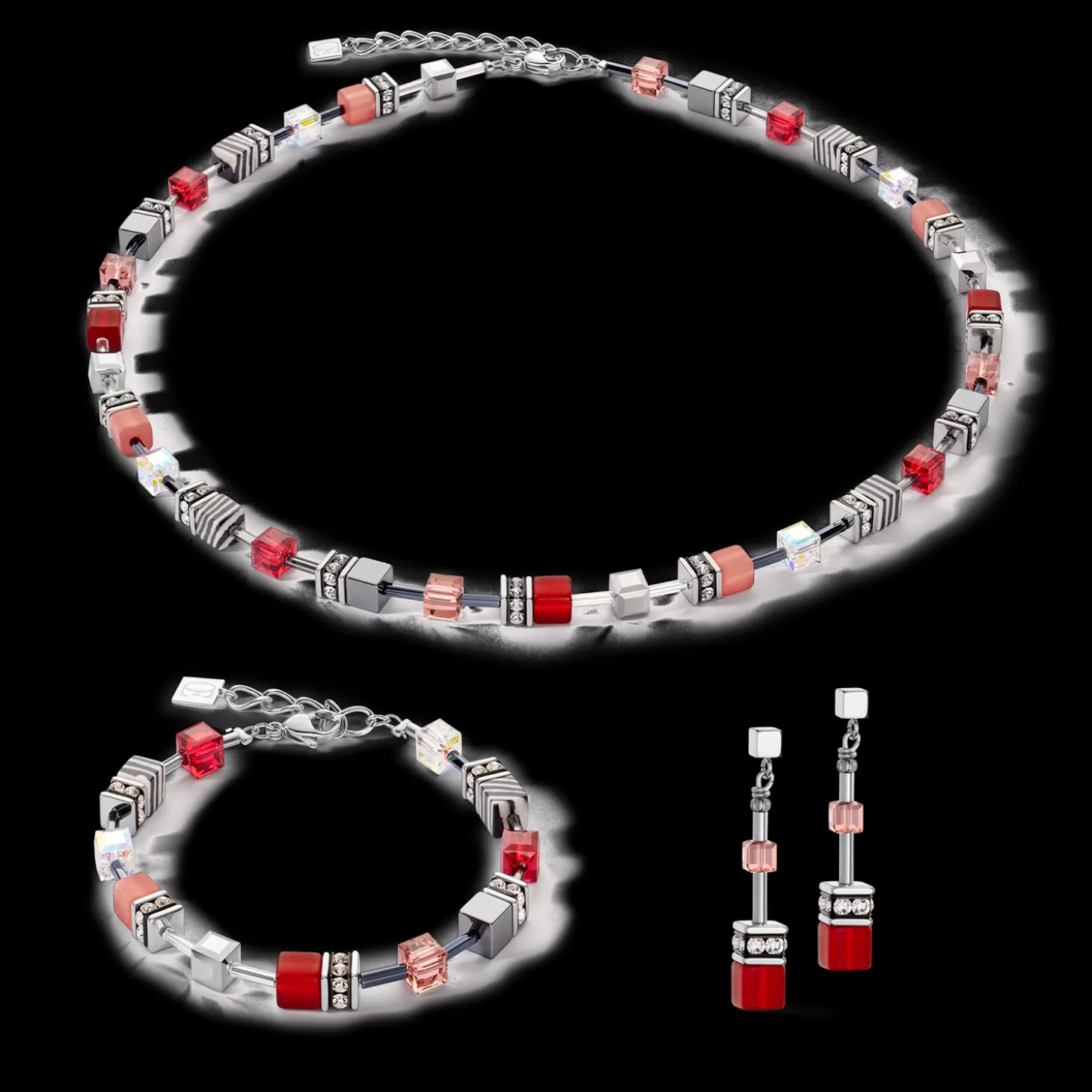 COEUR DE LION Geocube® Iconic 50 Cm Bracelet Red