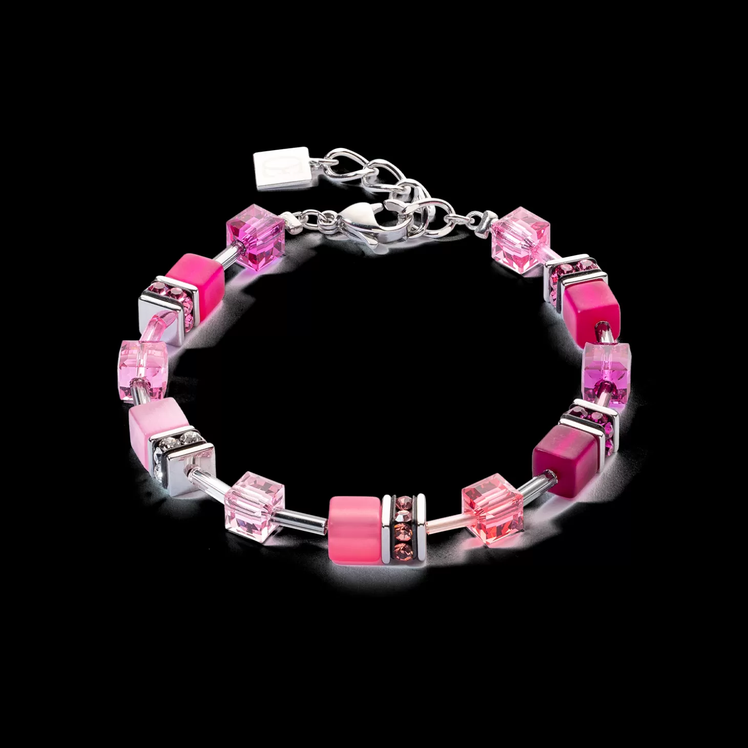 COEUR DE LION Geocube® Iconic Bracelet Viva Magenta