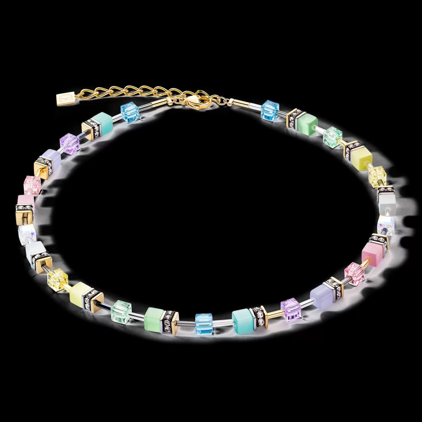 COEUR DE LION Geocube® Iconic Gentle Multicolour Necklace