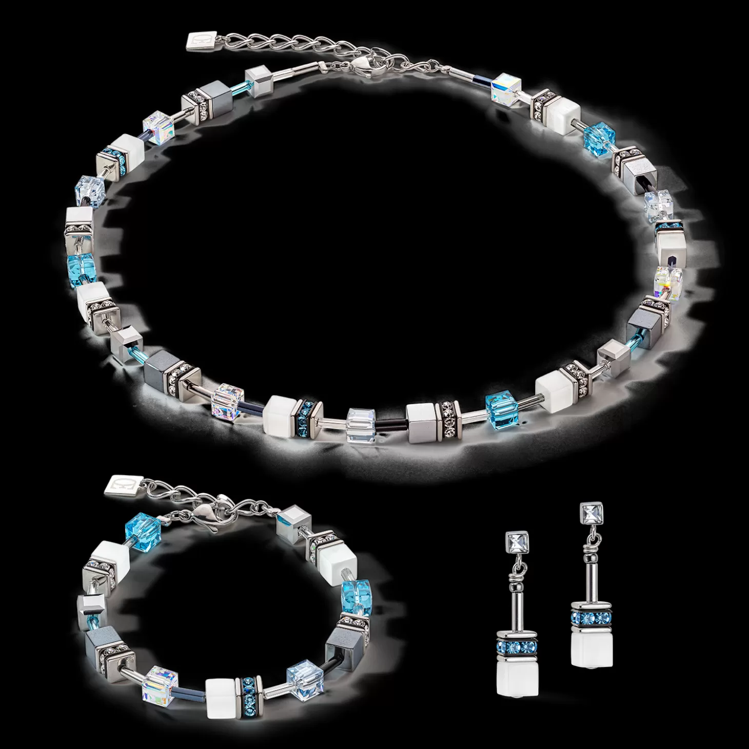 COEUR DE LION Geocube® Iconic Monochrome Bracelet Aqua