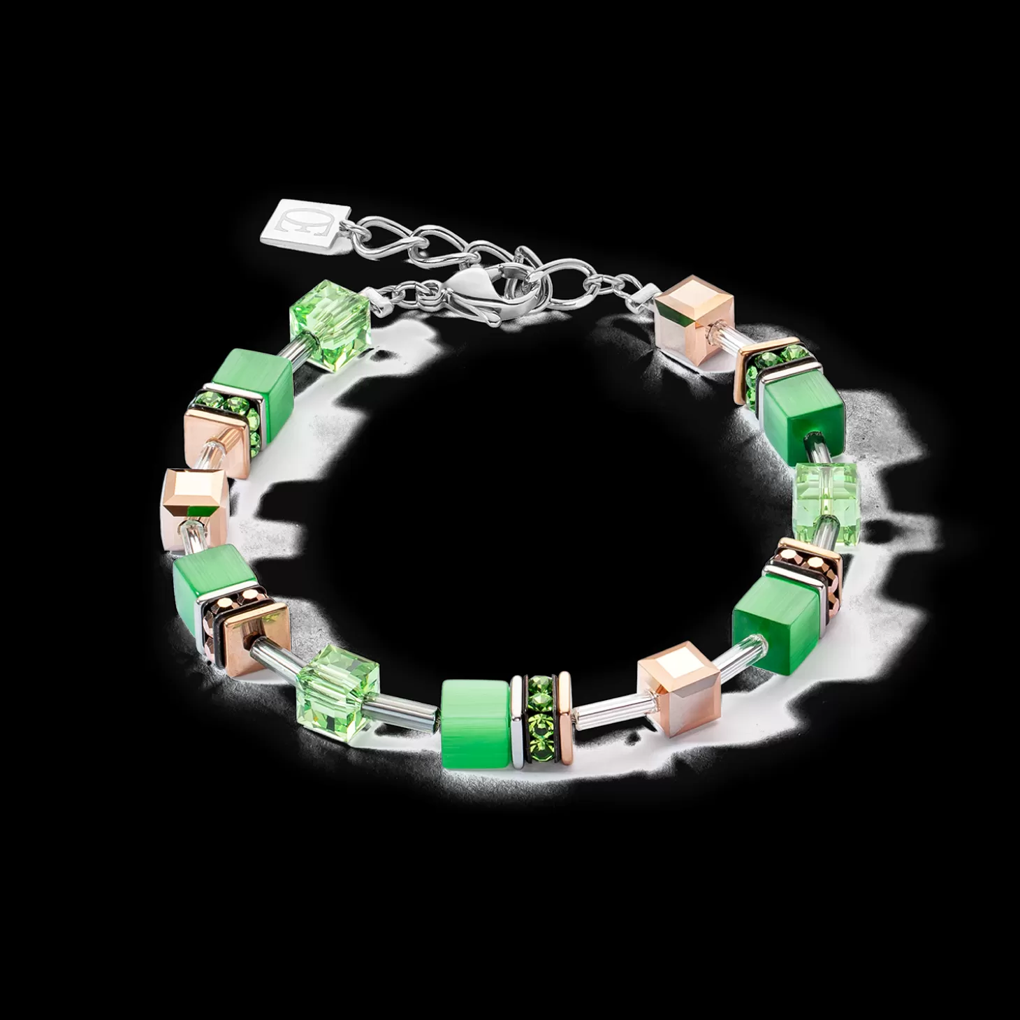 COEUR DE LION Geocube® Iconic Monochrome Bracelet Green