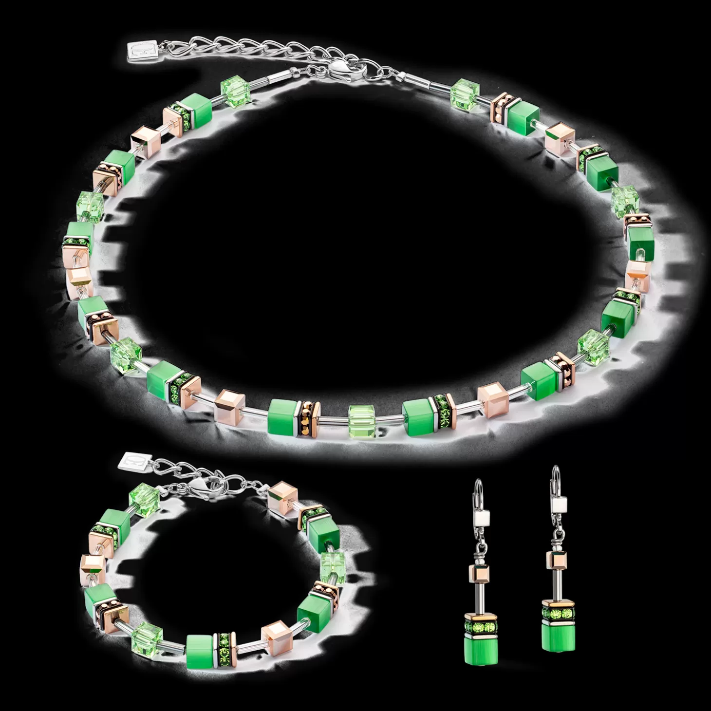 COEUR DE LION Geocube® Iconic Monochrome Bracelet Green