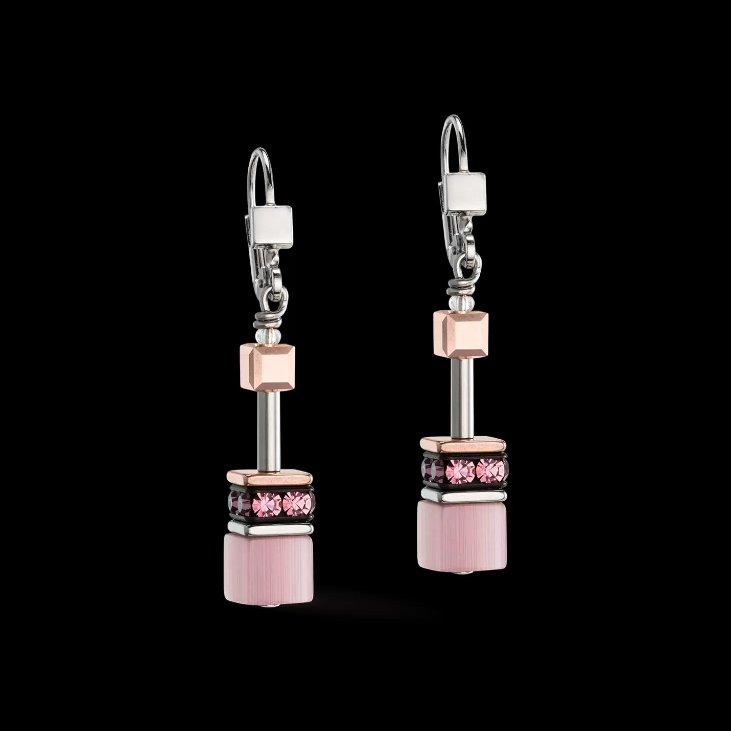 COEUR DE LION Geocube® Iconic Monochrome Earrings Lilac