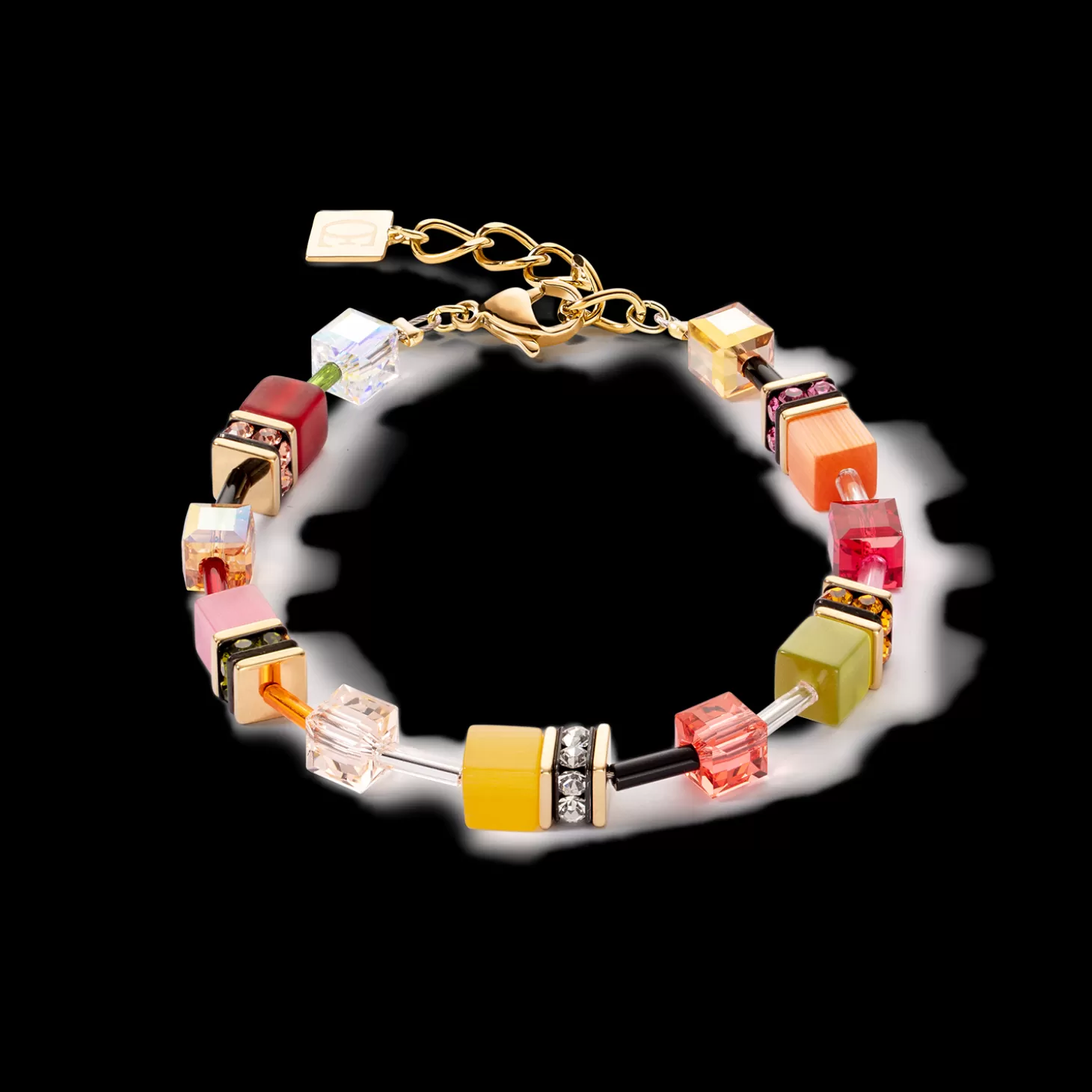 COEUR DE LION Geocube® Iconic Multicolour Indian Summer Bracelet