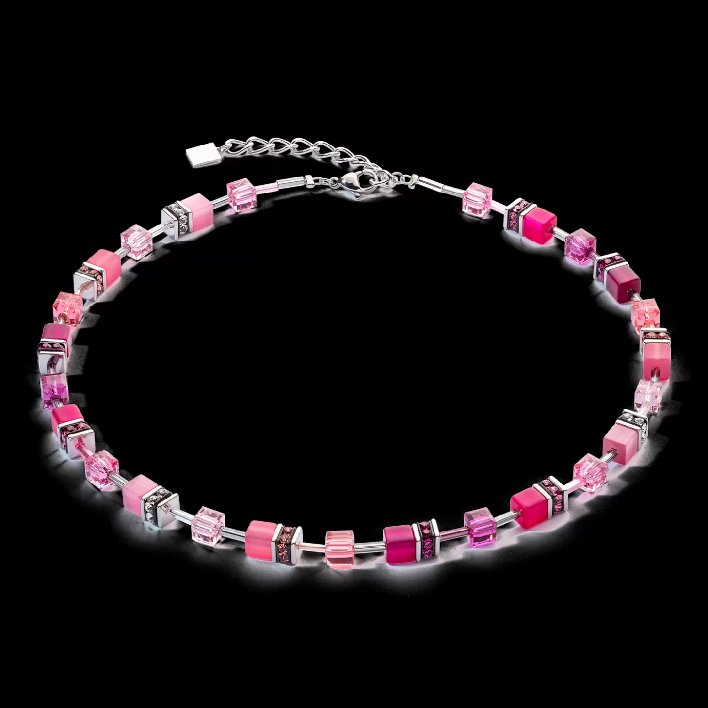 COEUR DE LION Geocube® Iconic Necklace Viva Magenta