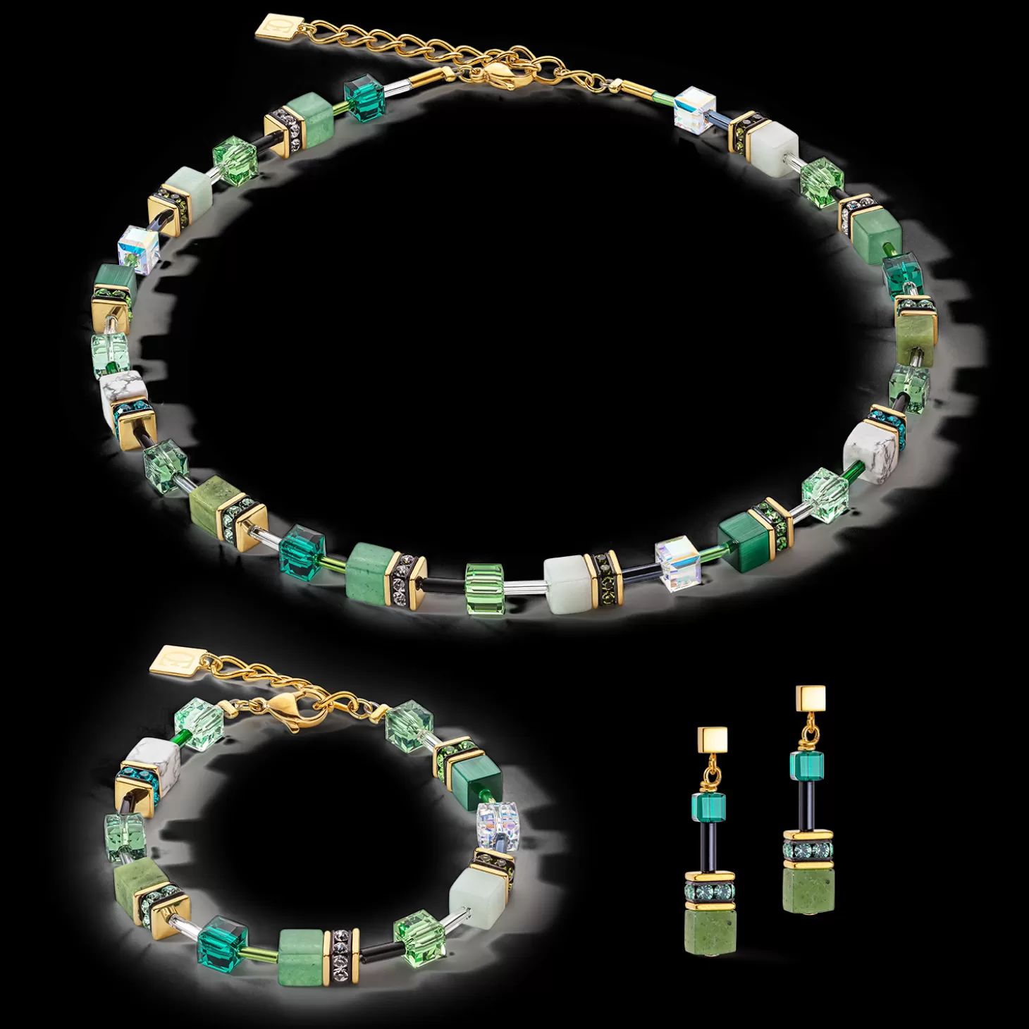 COEUR DE LION Geocube® Iconic Precious Bracelet Green