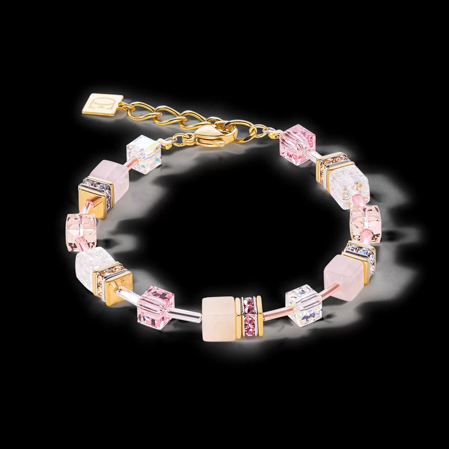 COEUR DE LION Geocube® Iconic Precious Bracelet Light Rose