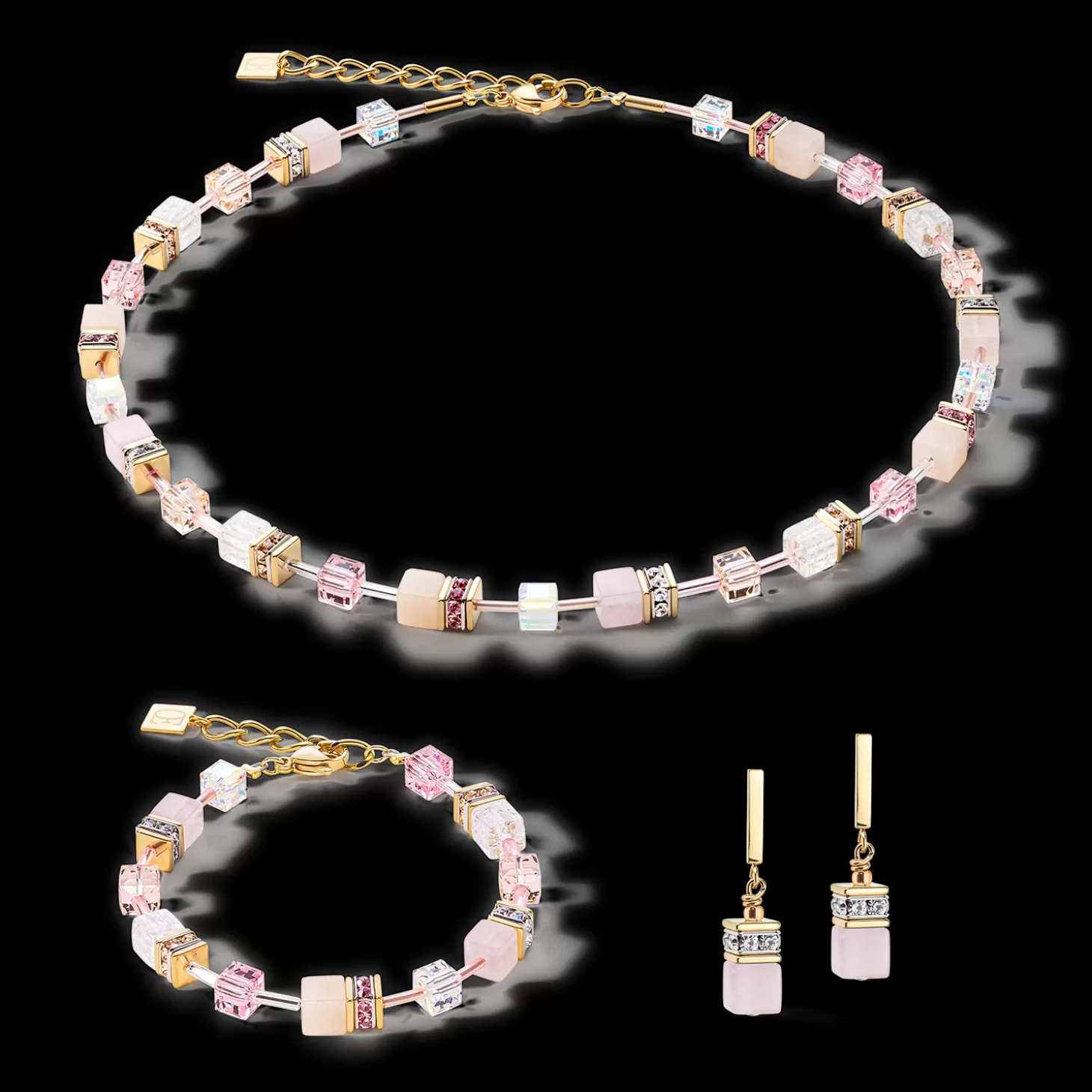 COEUR DE LION Geocube® Iconic Precious Bracelet Light Rose