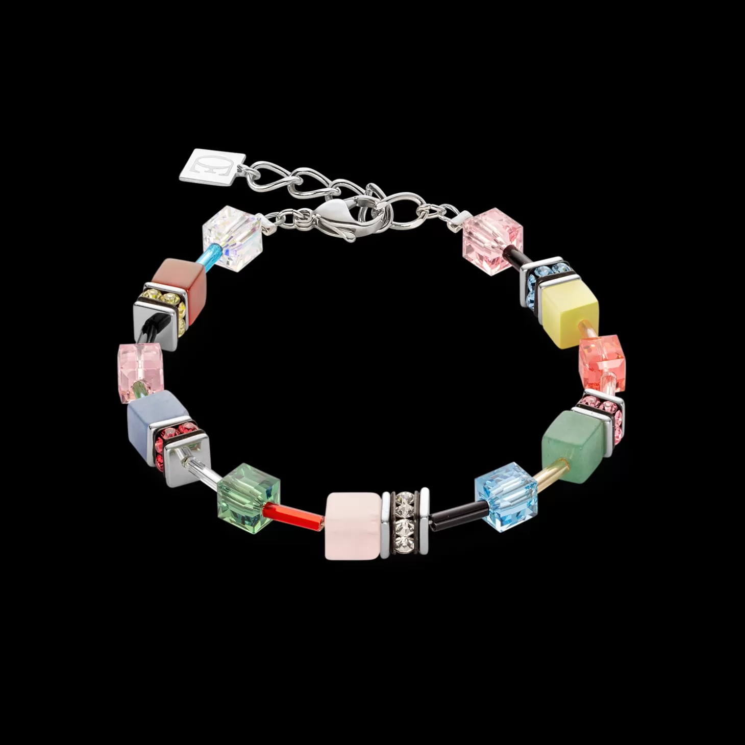 COEUR DE LION Geocube® Iconic Precious Bracelet Multicolour Delight