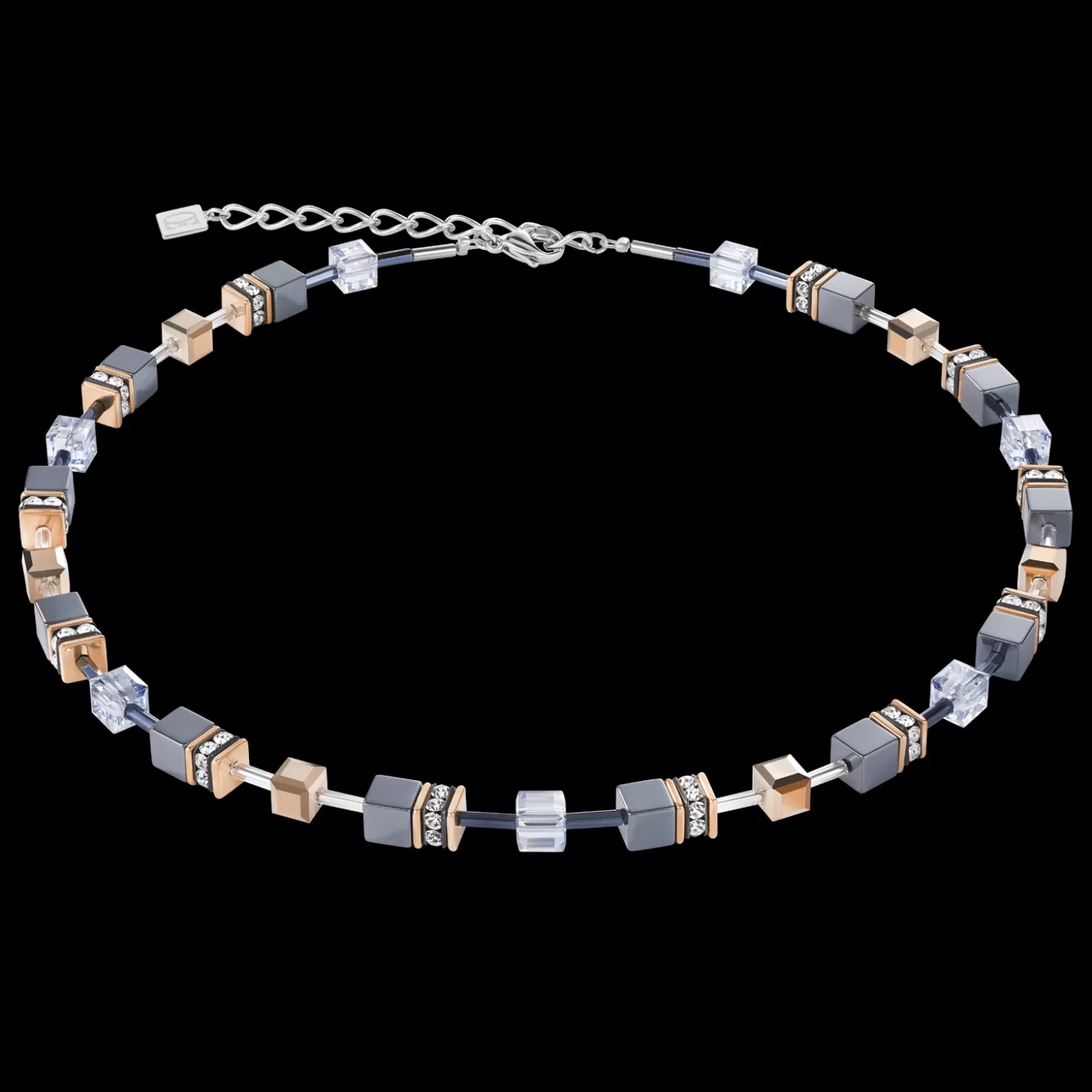 COEUR DE LION Geocube® Necklace Ice Blue