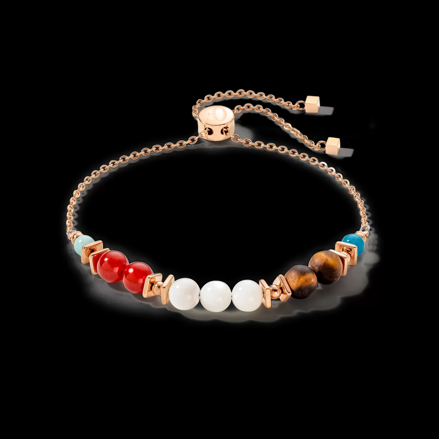 COEUR DE LION Harmony Precious & Slider Closure Bracelet Multicolor Boho