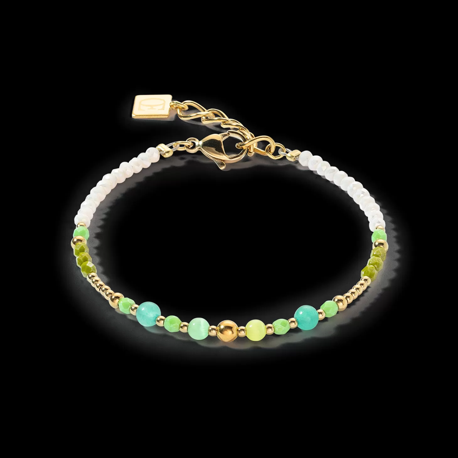 COEUR DE LION Princess Spheres Bracelet Green