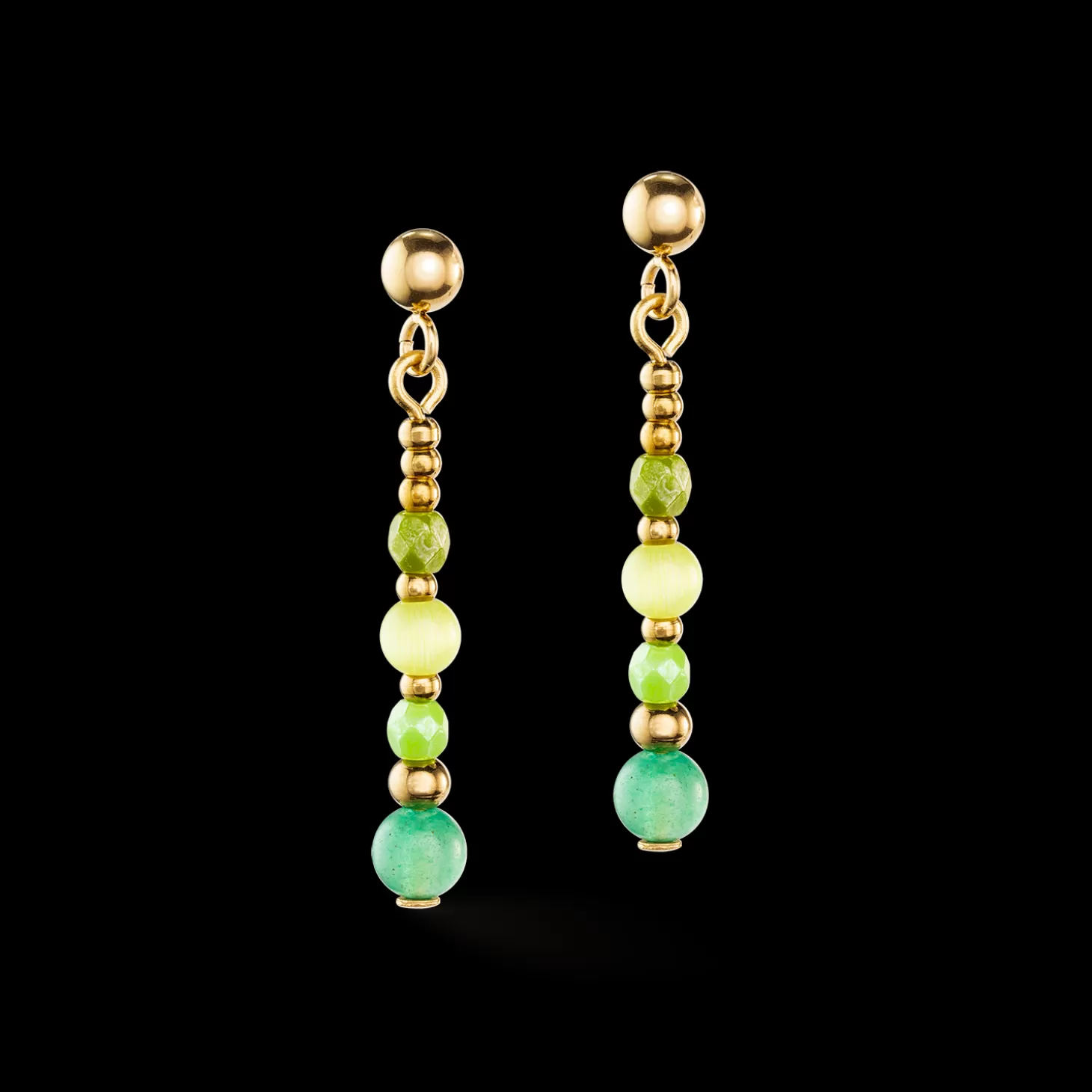 COEUR DE LION Princess Spheres Earrings Green