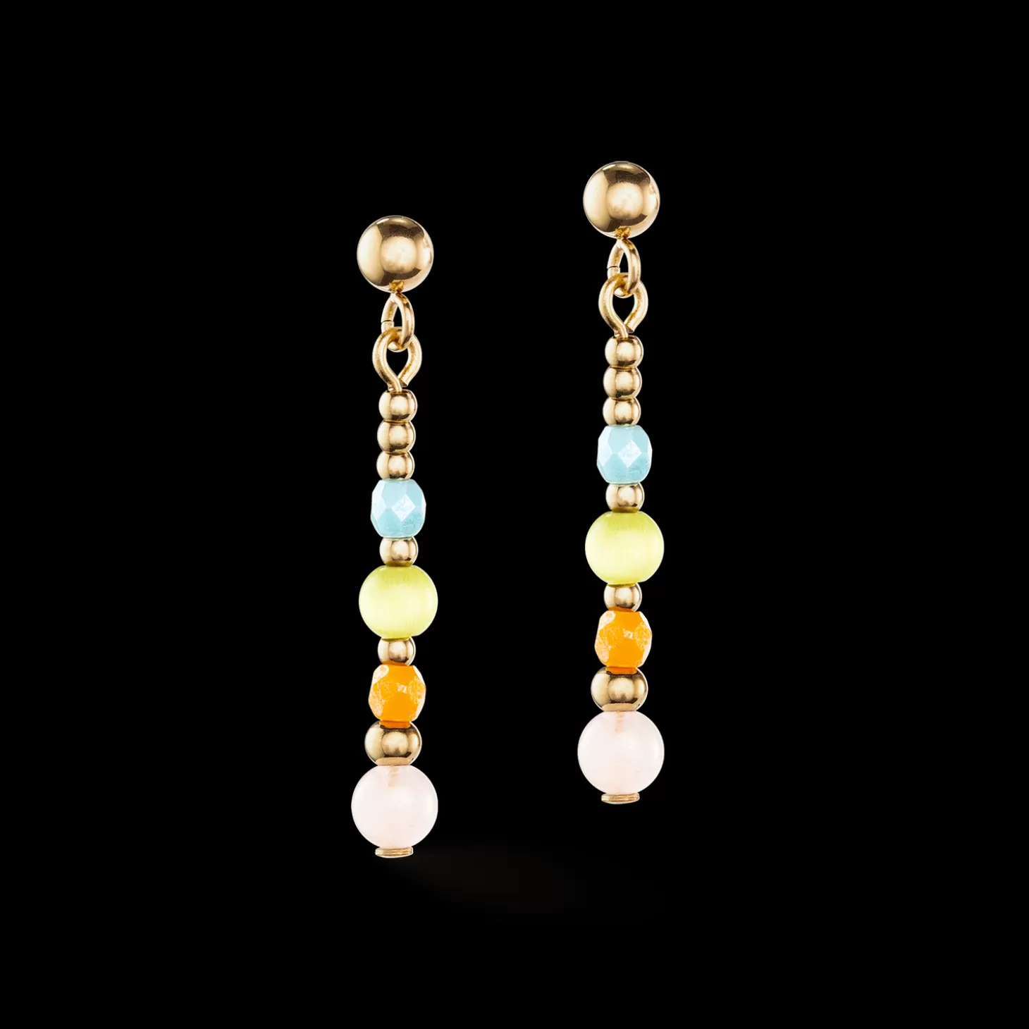 COEUR DE LION Princess Spheres Earrings Multicolour Pastel