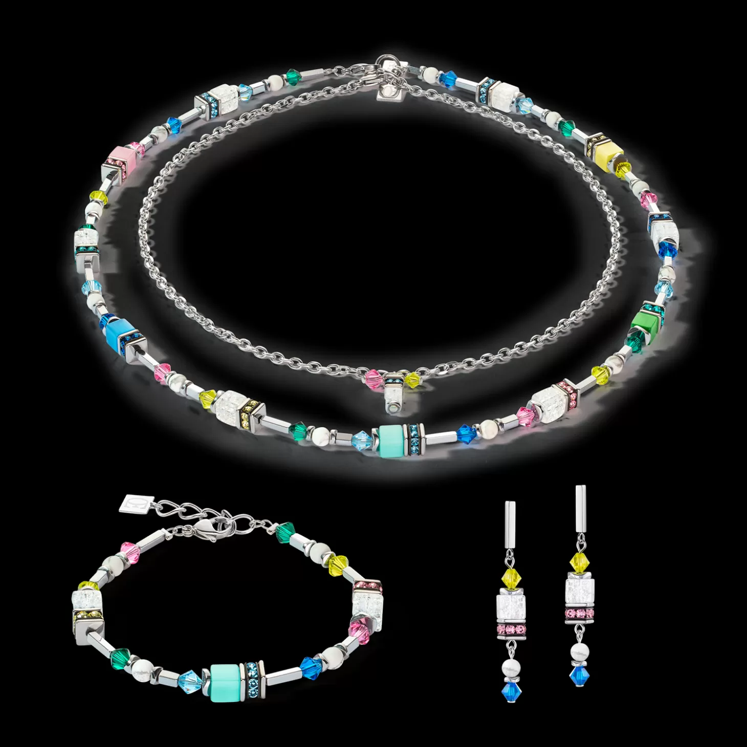 COEUR DE LION Summer Dream Necklace Multicolour Pastel