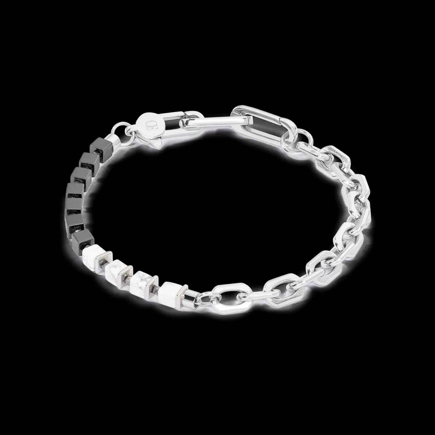 COEUR DE LION Unisex Bracelet Fusion Link Chain White